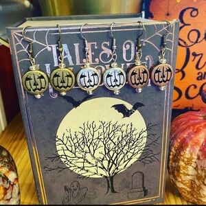 Handmade Jack-O-Lantern Earrings